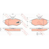 Psa On Fren Balatası C2 C3 C3 Plurıel 1,1 1,4i 1,6hdi 03> - Trw Gdb1495