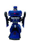 Avengers Sesli Işıklı Robota Dönüşen Araba Kaptan Amerika Robot Olan Transform Dans Eden Araç