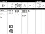 Chevrolet Motor Piston+segmanı ( Riken ) 79,00+1mm Cap Aveo Optra Lacetti F16d R 4 Petrol-1598 Cm³-55 Kw (75 H - Kingpiston 18-1010268