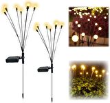 SGE TEKNOLOJİ 2 Lİ PAKET 6 TOP LED GÜNEŞ ENERJİLİ BAHÇE AYDINLATMA SOLAR BAHÇE SÜSÜ