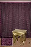 KALPLİ MODEL MOR RENK İP PERDE HAZIR İP PERDE 300*270