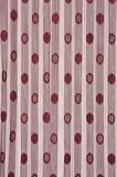 KÜÇÜK PUANLI MODEL BORDO RENK HAZIR İP PERDE 300*270 cm
