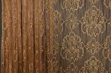 ÖRÜMCEK  MODEL GOLD RENK İP PERDE HAZIR DÜĞMELERİ DİKİLMİŞ İP PERDE 300*280 cm
