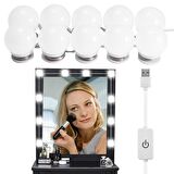 SGE 10 LED AMPUL AYARLANABİLİR MAKYAJ AYNA IŞIĞI