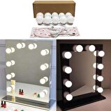 SGE 10 LED AMPUL AYARLANABİLİR MAKYAJ AYNA IŞIĞI