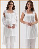 ELİT 3200 HAMİLE LOHUSA 2021 YENİ SEZON SADE VE ŞIK 3 LÜ LOHUSA