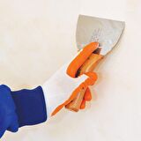 Dekor 002 Macun Ispatula Ahşap sap Yay Çeliği 8Cm 