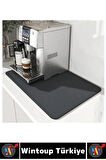 Kaymaz Kauçuk Güçlü Su Emici Tezgah Üstü Banyo Mutfak Bulaşık Kapı Önü Çok Amaçlı Mat 40 X 50 Cm