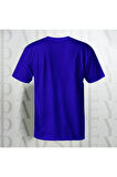 Erkek - Kadın %100 Pamuk Never Look Back Baskılı Yarım Kollu Bisiklet Yaka T-Shirt