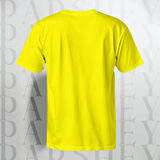 Erkek - Kadın %100 Pamuk Good Vibes Palmiye Desenli Baskılı Yarım Kollu Bisiklet Yaka T-Shirt