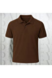 Regular Fit %100 Pamuk Polo Yaka Yarım Kollu Basic T-Shirt