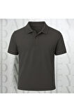Regular Fit %100 Pamuk Polo Yaka Yarım Kollu Basic T-Shirt