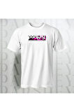 Erkek - Kadın Unisex PARSHEY Pink Street Logo Baskılı Bisiklet Yaka %100 Pamuk Oversize T-shirt