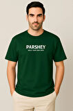 Erkek - Kadın Unisex Parshey Walk Your Own Path Baskılı Bisiklet Yaka %100 Pamuk Oversize T-shirt