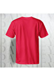 Erkek - Kadın Unisex Graffiti Maymun Baskılı Yarım Kollu Bisiklet Yaka %100 Pamuk Oversize T-shirt