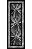Göksel Gelgit - Siyah - Aurora Desenli Janjan Şal - 70x190 Cm