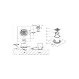 Hüppe MasterX Yal.Noktasal Su Gideri 10x10 Mat Yan 