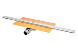 Hüppe Galata A Duş Kanalı YandanÇık.Mat Siyah 60cm Yandan Çıkışlı 47H00210000MS014