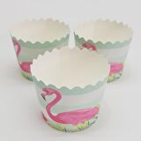 Flamingo Cupcake (Muffin) Kabı (25 adet)