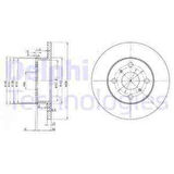Toyota On Fren Diski (aynası) Duz Toyota Corolla 1.3 1988-1992 (238x4) - Delphi Bg2597
