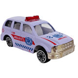Mega Oyuncak 10 Parça Metal Ambulans Seti JP9103