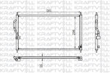 Honda Klima Radyatoru Honda Crv 1996 2001 (581×366×16) - Kraftvoll 08060013
