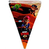 Brawl Stars Temalı Üçgen Flama Bayrak Süs