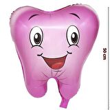 Diş Folyo Balon 50 cm - Kız