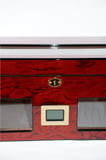 PremiumQuality Lince Kırmızı Sedir Humidor Puro Kutusu - TR8795