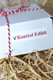 Kontrol Edildi Yapışkanlı Sticker Etiket 100 Adet 