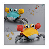 Şarjlı Müzikli Hareketli Oyuncak Yengeç Yürüme Yardımcısı Otomatik Sensörlü