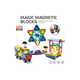 Magic Magnetic Blocks 100 Parça Manyetik Oyuncak Bloklar Seti
