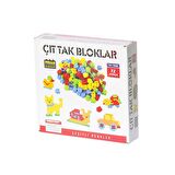 ÇT-72  Çıt Tak Bloklar 72 Parça -Gepettoys
