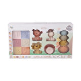 15 Parça Duyusal Oyuncak Banyo Oyuncağı Yumuşak Renkli Parçalar 6AY+