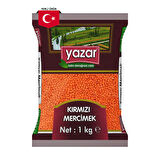 Yazar Yerli Kırmızı Mercimek 1 Kg.