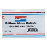 Fast Bond FA10235 Şeffaf Silikon Mum 1Kg Kalın 11.3x300mm