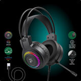 Fashcolle 7.1 Virtual Surround Rgb Profesyonel Oyuncu Kulaklığı (FC8100B)