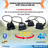 Profesyonel 10. 26 İnç Android Uzaktan İzlemeli Araç Dokunmatik Full Set