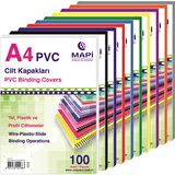 Mapi A4 Pvc Opak Cilt Kapağı 160 Mic.100'lü Pk.(2040202) Lacivert