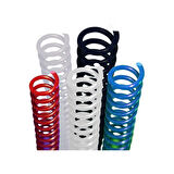 MAPİCOİL 4:1 PLASTİK HELEZON SPİRAL 6MM KIRMIZI 200 AD. 48 LOP