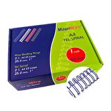 MAPİWİRE  1 INCH KUTU TEL MAVİ  50 AD.