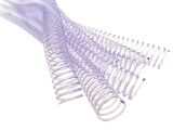 PLASTİK HELEZON SPİRAL 22MM. 4:1 ŞEFFAF 50 AD. 48 LOP POŞETLİ