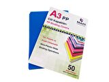 MAPİ 350 MİC.PP A3 KAPAK MAVİ      50 AD.