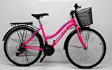 Dorello 26 jant pembe bisiklet 21 vites 