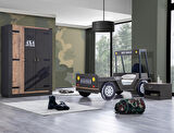 Lux Çocuk Odası, Off Road Lux Çocuk Odası Takımı - Dolap, Karyola, Komodin