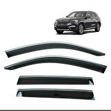 Sunplex Kromlu Cam Rüzgarlığı BMW X3 2019-2023 ile uyumlu