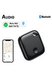VTAG Never Lost Things Akıllı Takip Cihazı - Apple Find My Ağı Uyumlu Kayıp Önleyici Siyah GPS İzleyici