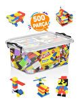 Lego Mikro Blok Funny Blocks 500 Parça Plastik Kutulu