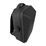 GEARZ GZ-117 Solid 17,3" Laptop Sırt Çantası Suni Deri Waterproof (Usb+Şifreli Kilit)