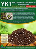 50 LT YK1 Cocopeat Torf Perlit ile Bitki, Çiçek ve Sebze için Toprak